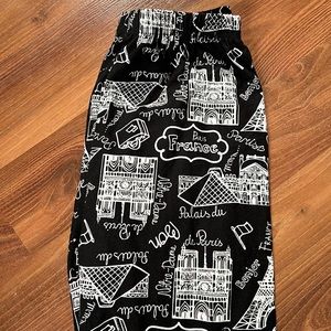 Paris printed leggings